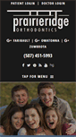 Mobile Screenshot of prairieridgeortho.com